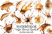 Coffee Stains Clipart, an Illustration by Rose Art (Thumbnail 1 of 7)