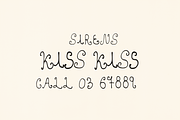 La Siren Hand Drawn Display Font, a Handwritten Font by Madeline ODonoghue Design (Thumbnail 5 of 7)