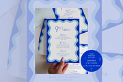 Wavy Menu Template, a Stationery Template by ForeverPrint (Thumbnail 2 of 11)