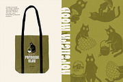 Forest Cats Vector Illustrations, an Animal Illustration by helenreveur (Thumbnail 4 of 5)