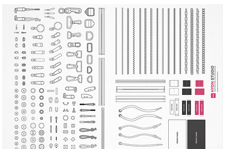 Vector Garment Accessories & Brushes
