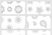 Vector Floral Patterns - 20, a Pattern Graphic by DeepDesign (Thumbnail 3 of 3)