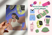 Girls sports Bundle, a Healthcare Illustration by Luamor (Thumbnail 3 of 7)