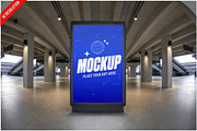 Poster Stadium Concourse Mockup PSD, an Advertising Mockup by Bruno's Shop (Thumbnail 1 of 3)