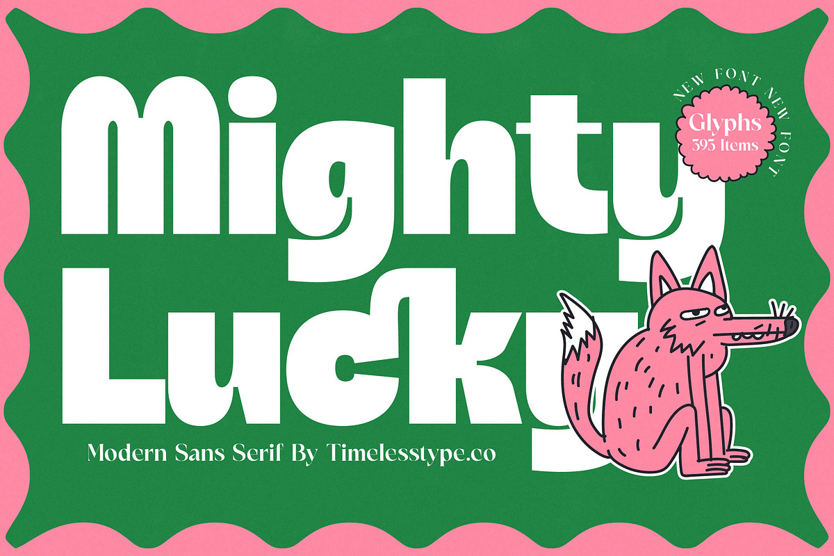 Mighty Lucky Bold Display Font, a Serif Font by timelesstype.co (Photo 1 of 20)