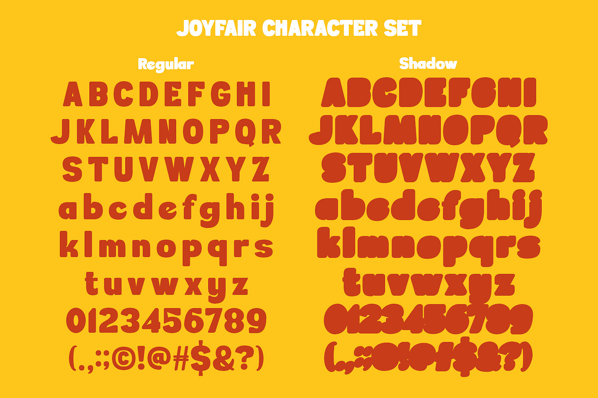 Joyfair, a Symbol Font by Nathatype (Photo 9 of 11)