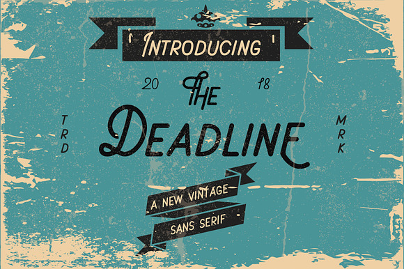The Deadline - Vintage Sans Serif preview 7