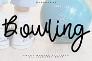 Bowling, a Handwritten Font by FreshTypeINK (Thumbnail 1 of 7)