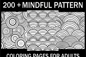 Mindful Pattern Coloring Pages