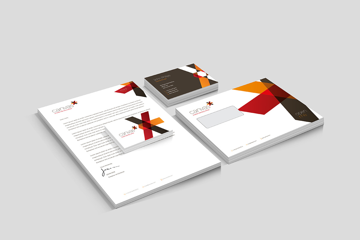 RW Canvas - Clean Versatile Identity, a Stationery Template by Reclameworks (Photo 3 of 5)