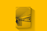Modern Optical Typography Poster Set, a Poster Template by NJ Himel (Thumbnail 16 of 40)