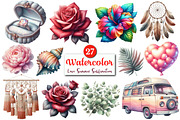 Love Summer Sublimation Clipart, a Graphic by CitraGraphics (Thumbnail 1 of 4)