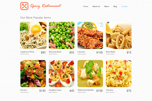 Cafe And Restaurant PSD Template