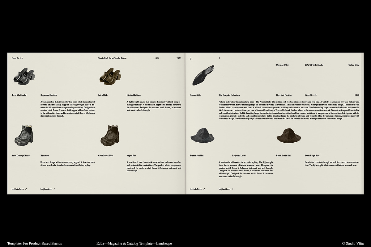 ID Brand Bundle: 2 Magazines + Deck, a Magazine Template by Studio Viita (Photo 18 of 24)