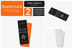 Bookmark Mockup, a Product Mockup by Bartama Graphic