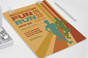 70s Fun Run, a Flyer Template by Me55enjah Design (Thumbnail 4 of 4)