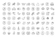 Natural Cosmetics and Skincare Icons, an Outline Icon by Tettygreen (Thumbnail 3 of 3)