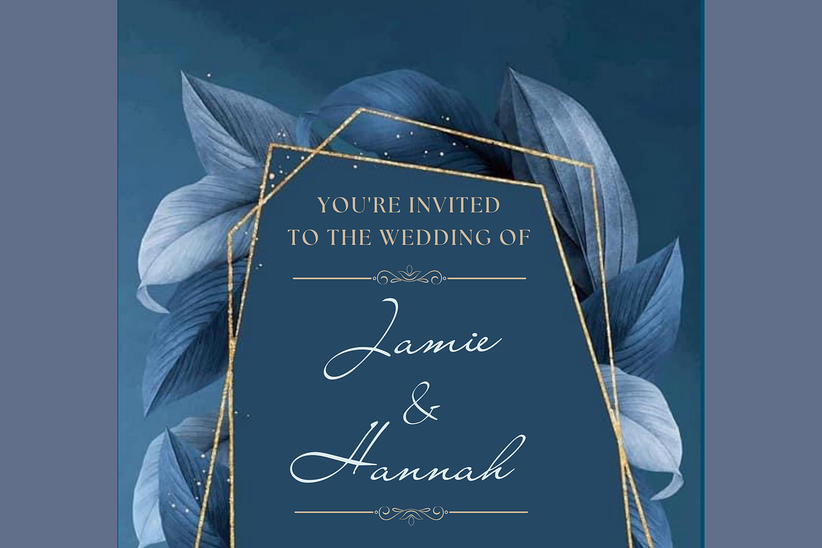 Digital Editable Wedding invitation, a Design Template by AYINDE