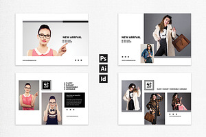 Fashion Postcard Flyer Template, a Card Template by BetterSry
