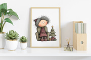 Whimsical Christmas Grandmother, an Illustration by Canvas Craft (Thumbnail 6 of 7)