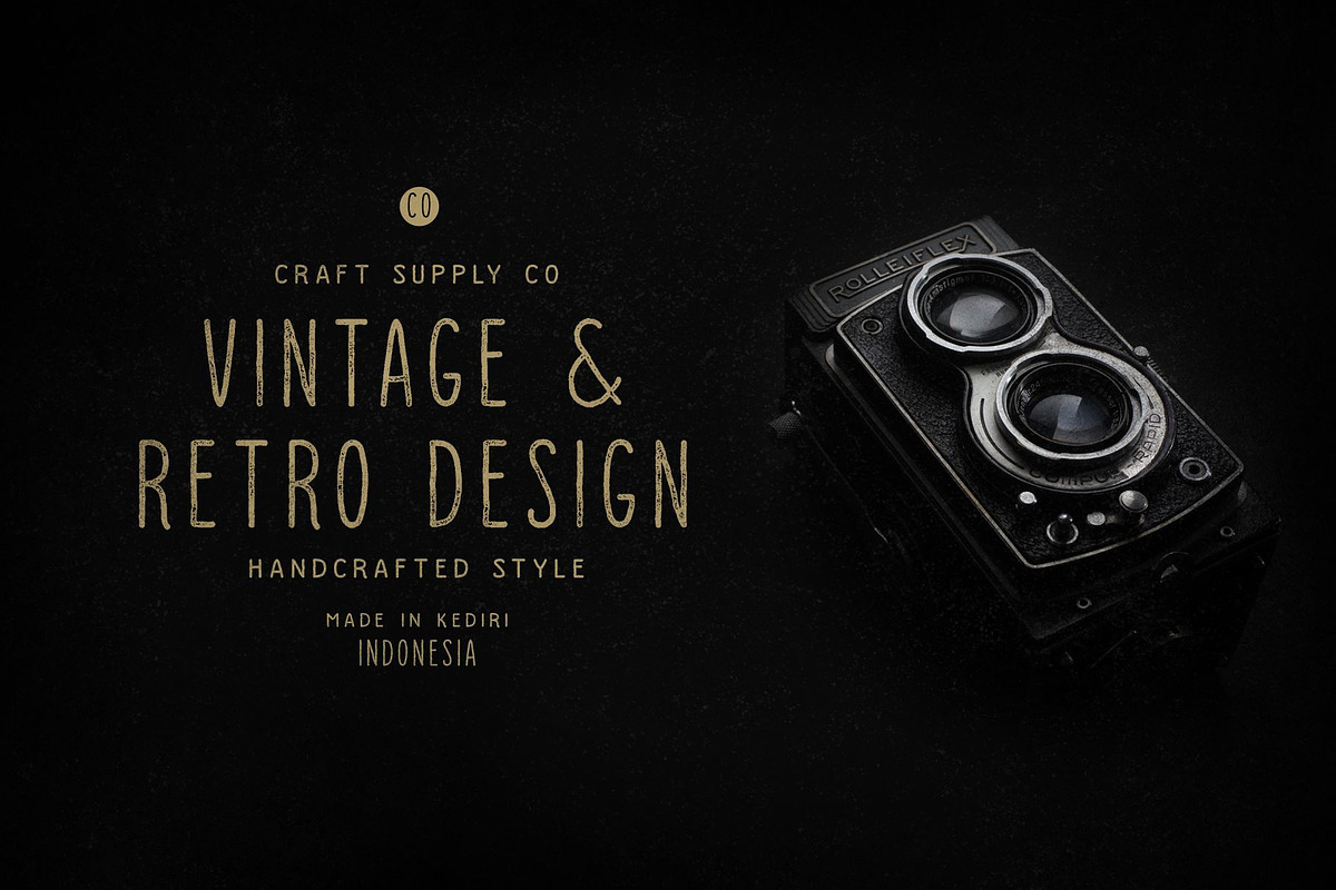 Dutchy - Vintage Type Family +Extras, a Sans Serif Font by Craft Supply Co. (Photo 9 of 11)