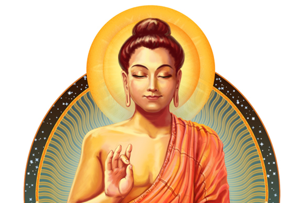 Buddha, an Illustration by Adamskyistudio (Photo 2 of 2)