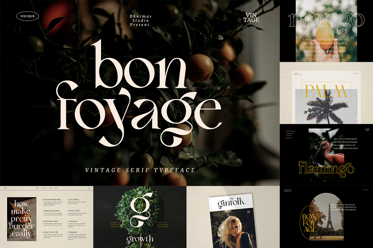 The Retro Font Bundle - 90% OFF, a Serif Font by Dharmas Foundry (Photo 8 of 14)