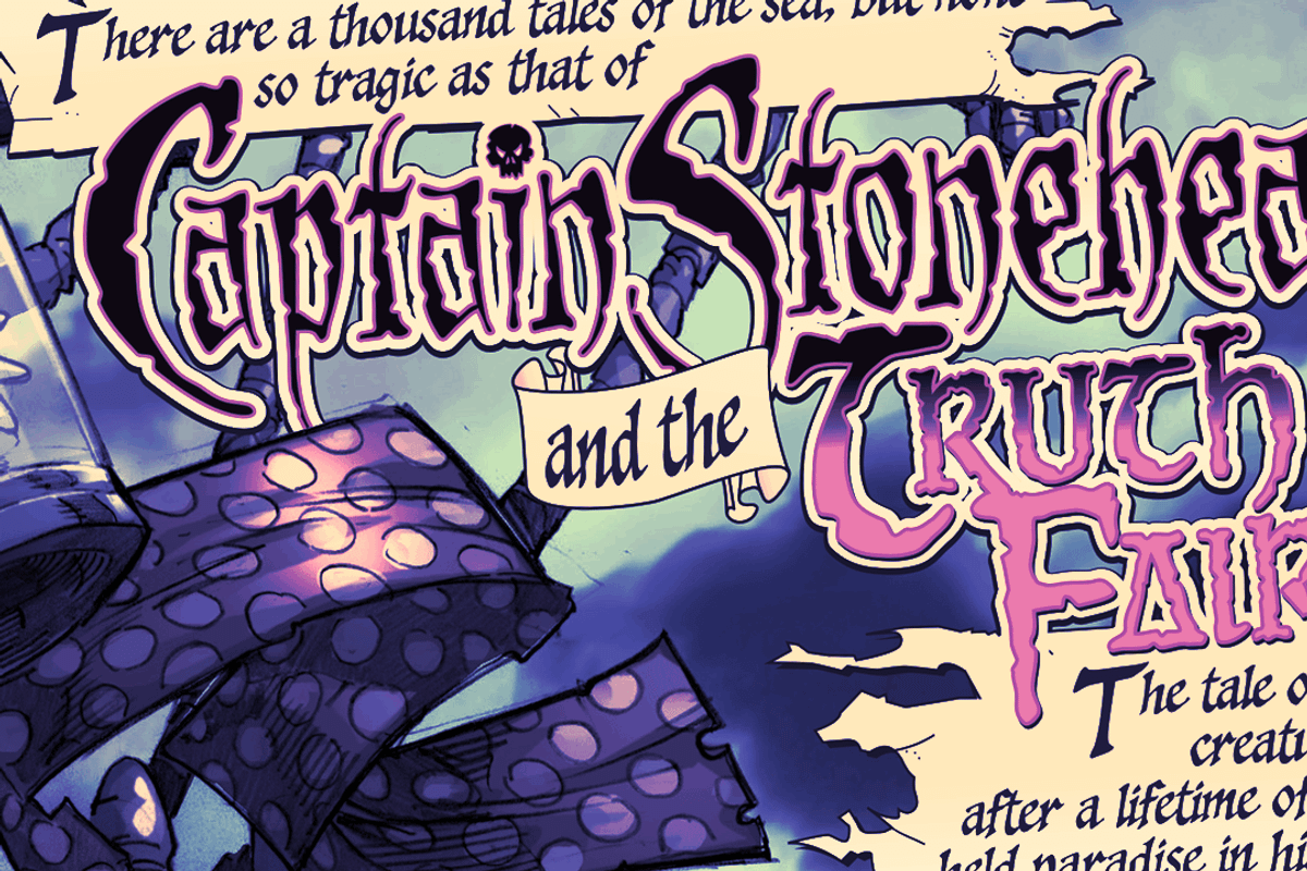 Dead Man's Chest - pirate fonts, a Blackletter Font by Comicraft Fonts (Photo 4 of 5)