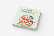 Children's Board Book Mockup, a Books & Magazine Mockup by Alolieli Studio (Thumbnail 3 of 6)