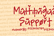 Trudging Slowly - hasty handwriting, a Handwritten Font by pizzadudedotdk (Thumbnail 9 of 9)