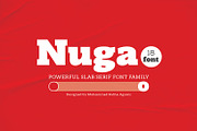 Nuga - Slab Serif, a Slab Serif Font by Ridha-38.lineart (Thumbnail 1 of 7)
