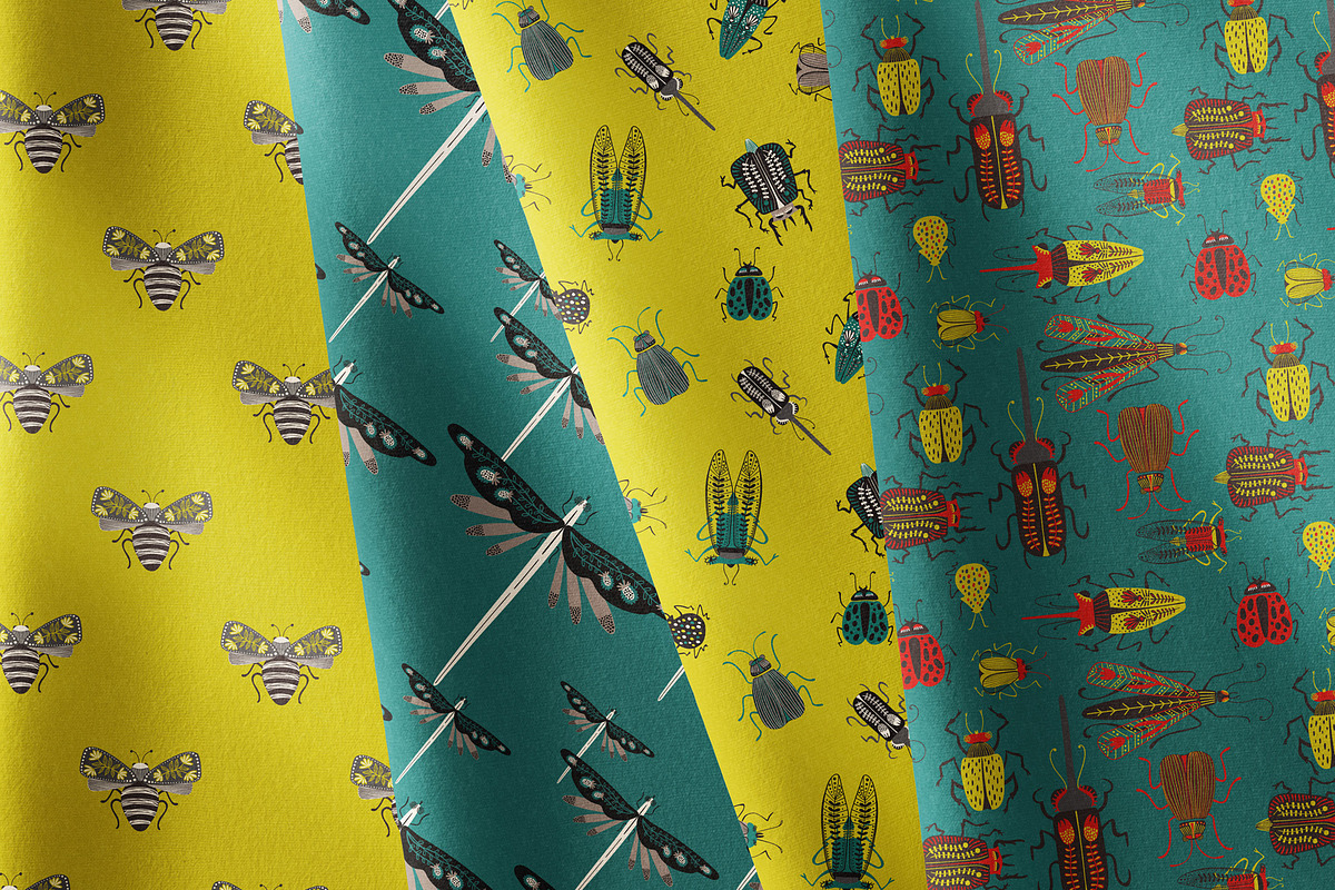 Folk Art Insects., an Animal Illustration by Annakniaz (Photo 13 of 15)