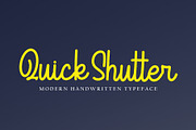 Quick Shutter, a Handwritten Font by pineungtype (Thumbnail 1 of 6)