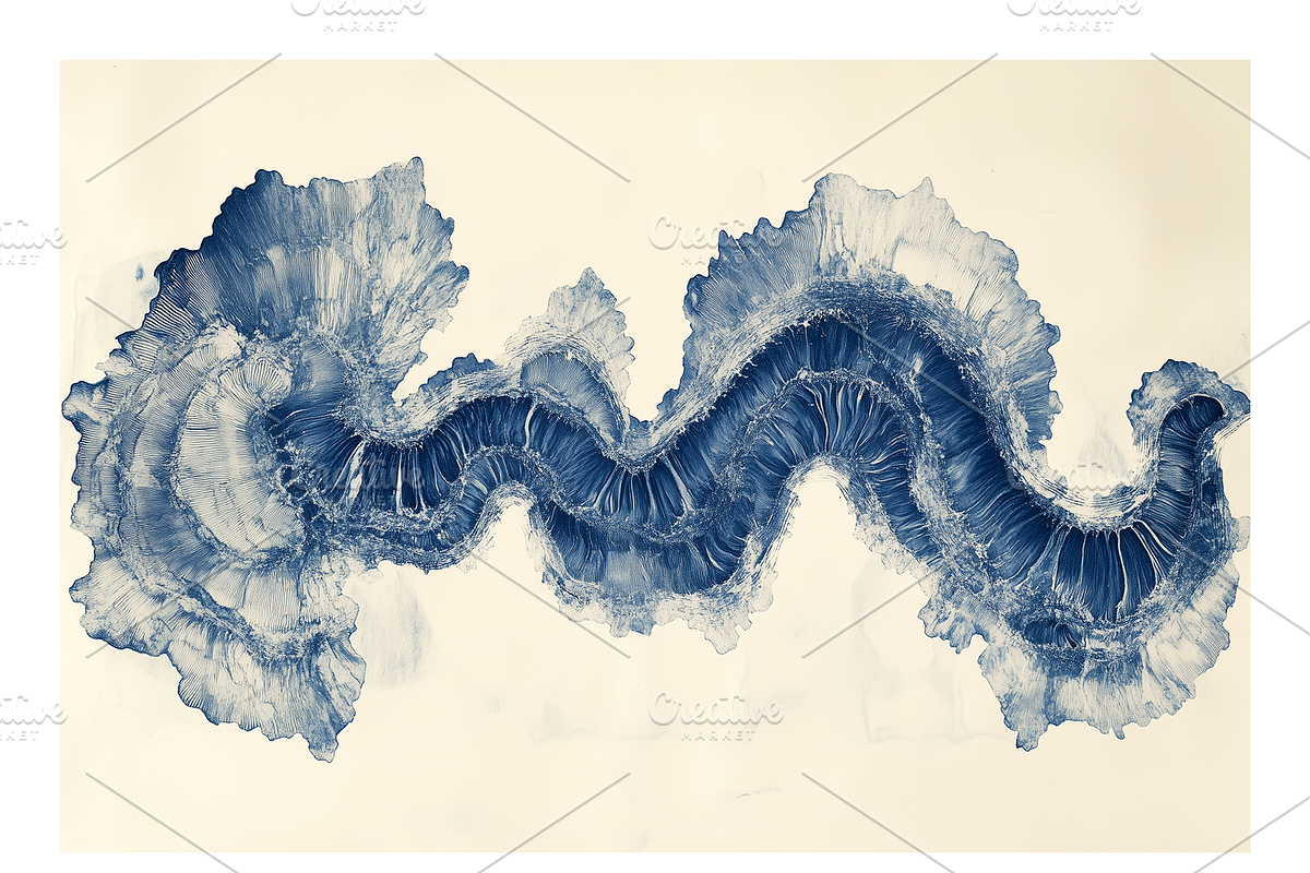 Bimo Co. 3 · Blue Organic Textures, a Texture Illustration by milatovar (Photo 10 of 24)
