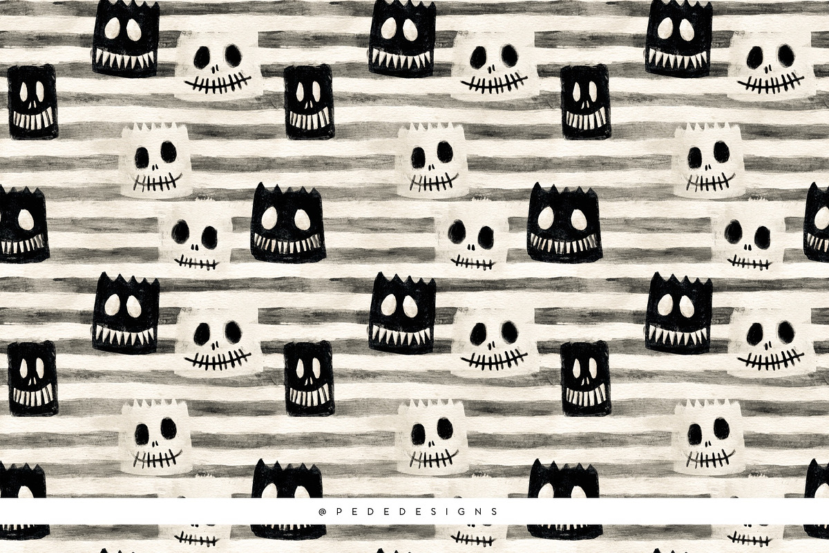 Cozy & Spooky Collection, a Seasonal Illustration by PeDe Designs (Photo 20 of 30)