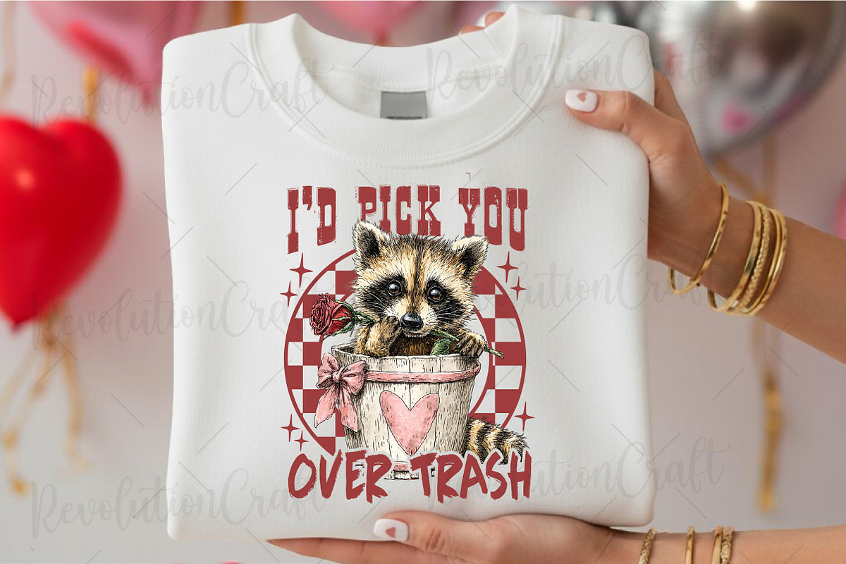 Funny Valentine's Day Raccoon PNG, an Illustration by OK Design (Photo 4 of 6)