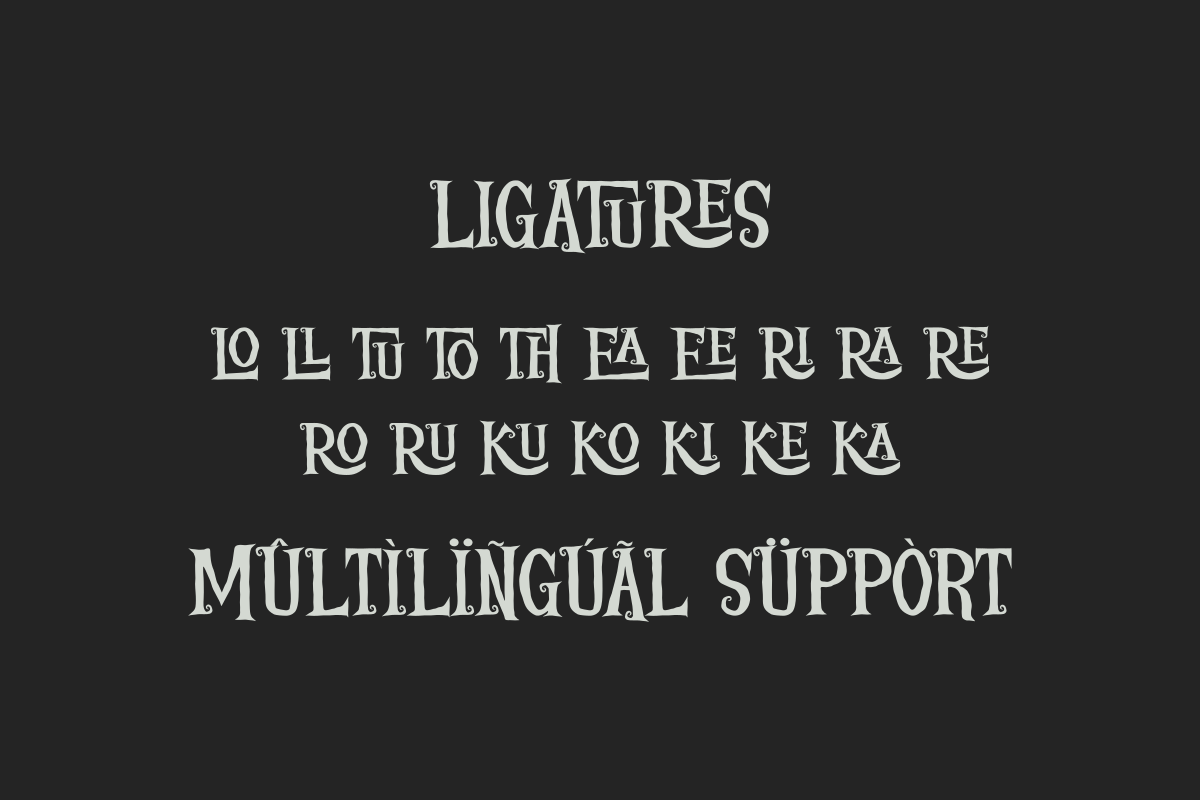 Wicked Broom - A Halloween Font, a Handwritten Font by SaktiAvellin (Photo 6 of 9)