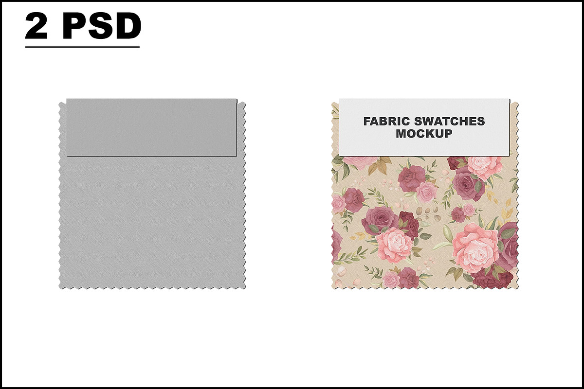 Fabric Swatches Mockup, a Product Mockup by Mockupfit (Photo 1 of 3)