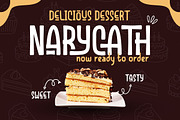 Badockery - Display Food Font, a Sans Serif Font by trabaskriya (Thumbnail 2 of 10)