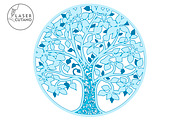 Tree Onelayer Template, Wall Decor, a Templates & Theme by LaserCutano (Thumbnail 3 of 6)