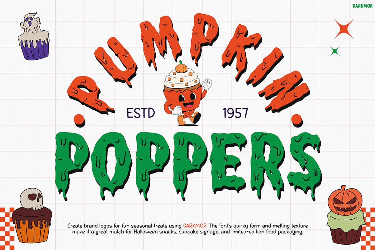 DARKMOR, a Font by Pinisi ART (Photo 8 of 10)