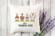 Just a Thankful Goose Happy PNG, a Graphic by Designking (Thumbnail 2 of 4)