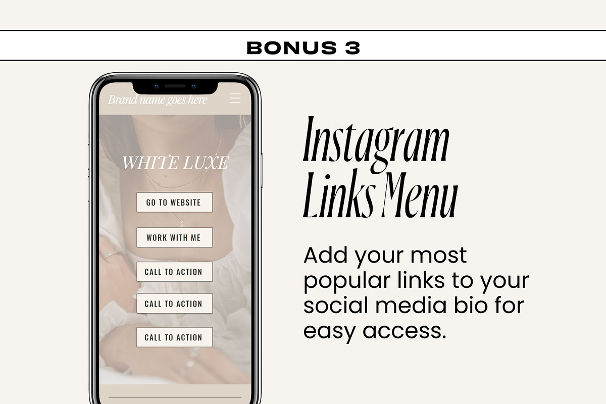 Wix Website - White Luxe, a Websites & App Template by Freedom Business Shop (Photo 7 of 11)