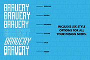 ASD Bravery Font Family, a Font by antsandersdesign (Thumbnail 2 of 6)