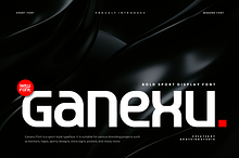 Ganexu - Modern Sport Font