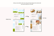 Food Instagram Templates Canva, a Social Media Template by Deepa Template Studio (Thumbnail 10 of 12)