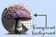 Watercolor Spring Gnome Clipart Bund, a Seasonal Illustration by Canvas Craft (Thumbnail 2 of 7)
