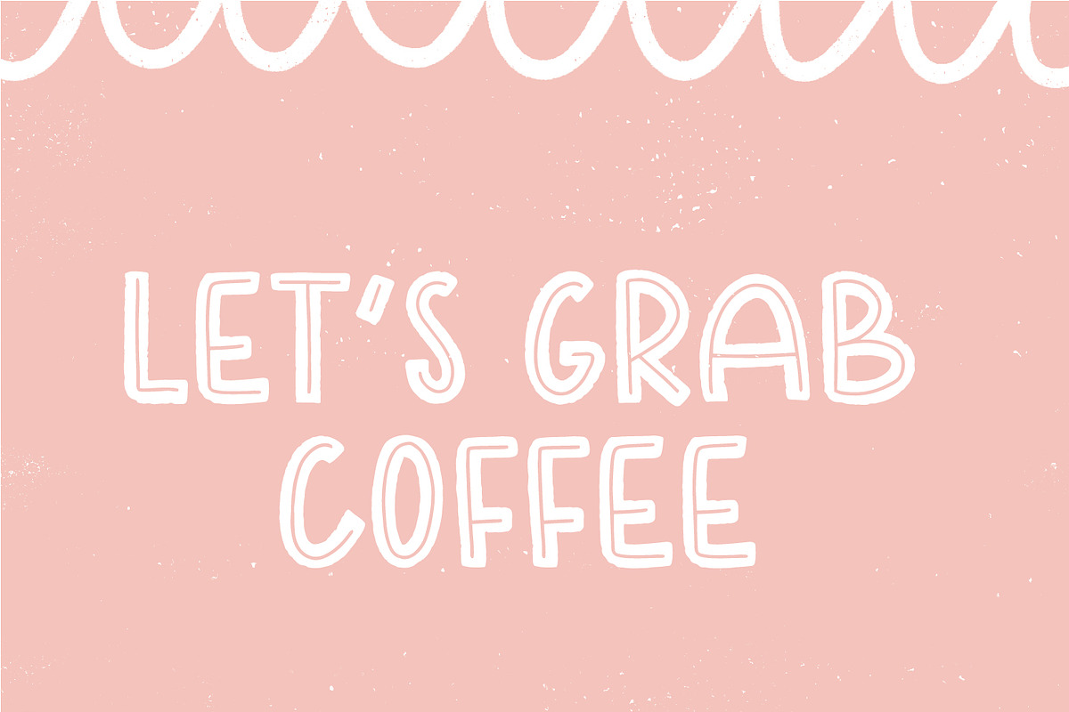 Iced Coffee Hand-lettered Font Duo, a Font by Forth and Wild (Photo 3 of 8)
