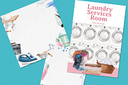 Laundry Day Watercolor Illustration, an Object Illustration by CreativeValuation (Thumbnail 13 of 13)