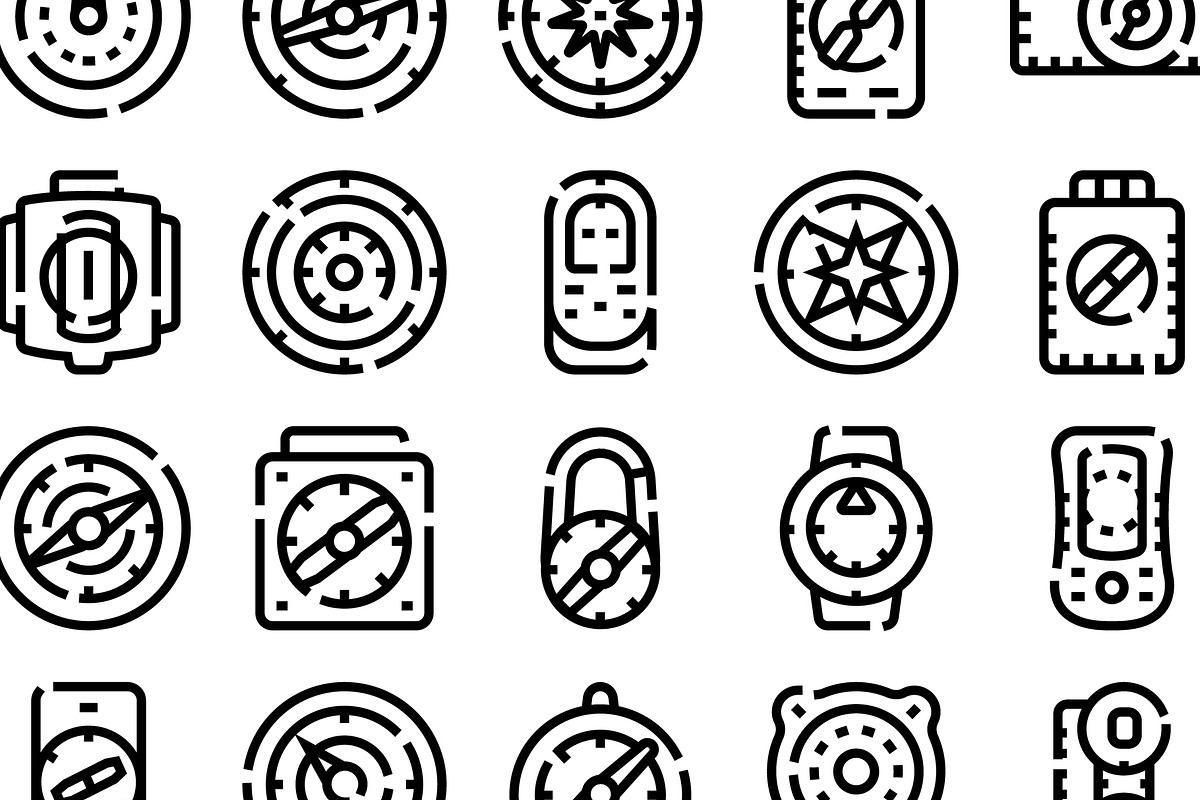 Compasses and navigation icons, an Object Graphic by pikepicture (Photo 3 of 3)